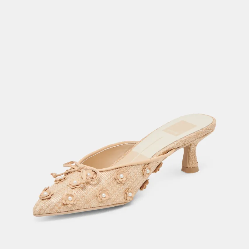 CAMILO HEELS LT NATURAL RAFFIA^Dolce Vita Outlet