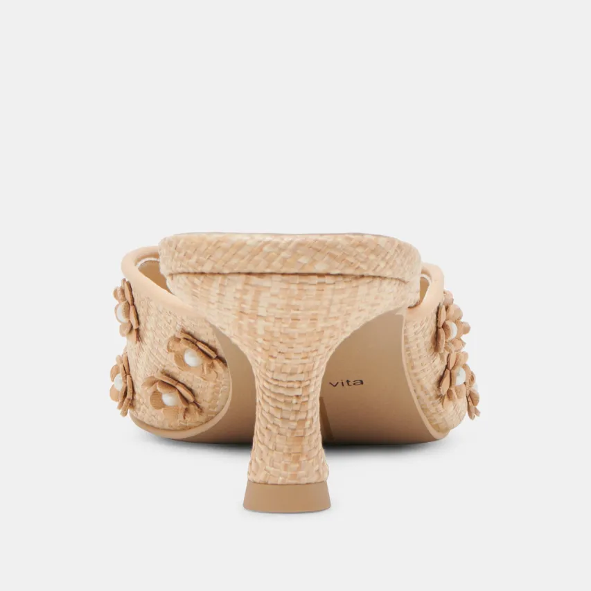 CAMILO HEELS LT NATURAL RAFFIA^Dolce Vita Outlet