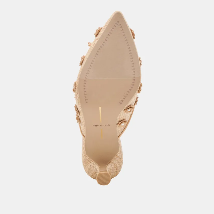 CAMILO HEELS LT NATURAL RAFFIA^Dolce Vita Outlet