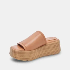 CANAL SANDALS TAN LEATHER^Dolce Vita Hot