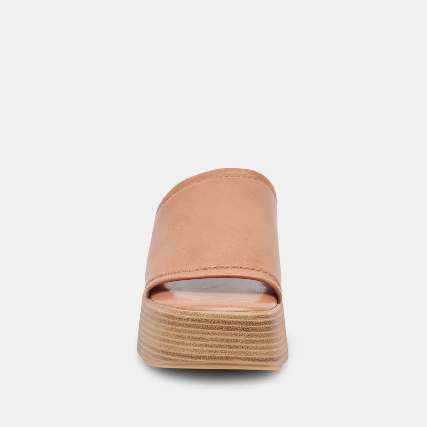 CANAL SANDALS TAN LEATHER^Dolce Vita Hot