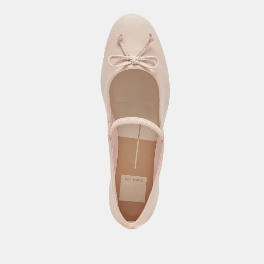 CARIN BALLET FLATS LIGHT PINK LEATHER^Dolce Vita Clearance