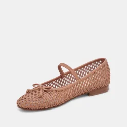 CARIN RAFFIA BALLET FLATS CIDER RAFFIA^Dolce Vita Fashion