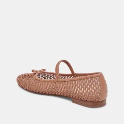 CARIN RAFFIA BALLET FLATS CIDER RAFFIA^Dolce Vita Fashion