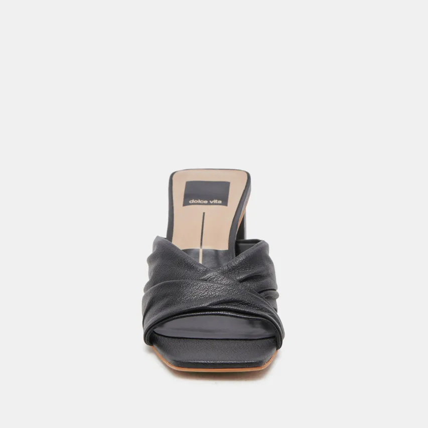 CARLAN HEELS BLACK LEATHER^Dolce Vita Outlet