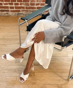 CARLAN HEELS OFF WHITE SILK^Dolce Vita Fashion
