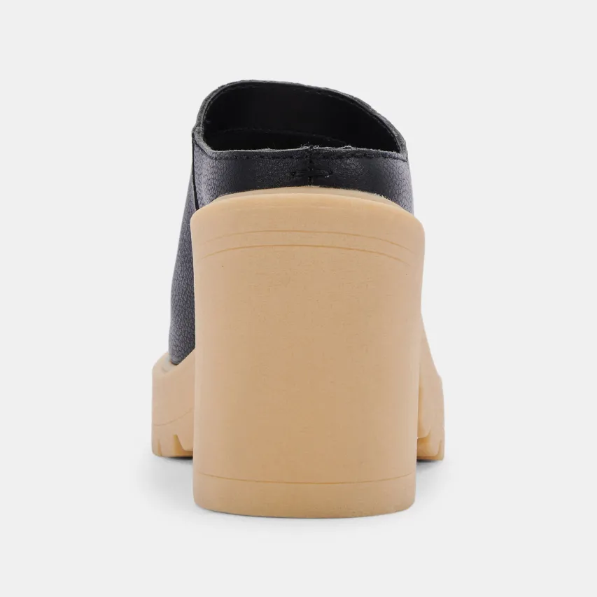 CARRY HEELS BLACK LEATHER^Dolce Vita Clearance