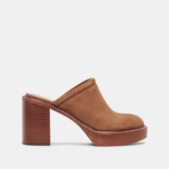 CASTEL HEELS CHESTNUT SUEDE^Dolce Vita Outlet