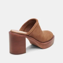 CASTEL HEELS CHESTNUT SUEDE^Dolce Vita Outlet