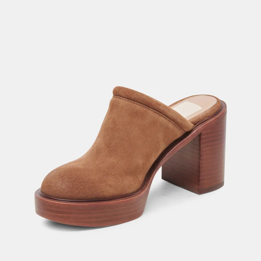 CASTEL HEELS CHESTNUT SUEDE^Dolce Vita Outlet