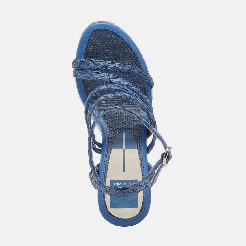 CATINA HEELS BLUE RAFFIA^Dolce Vita Outlet