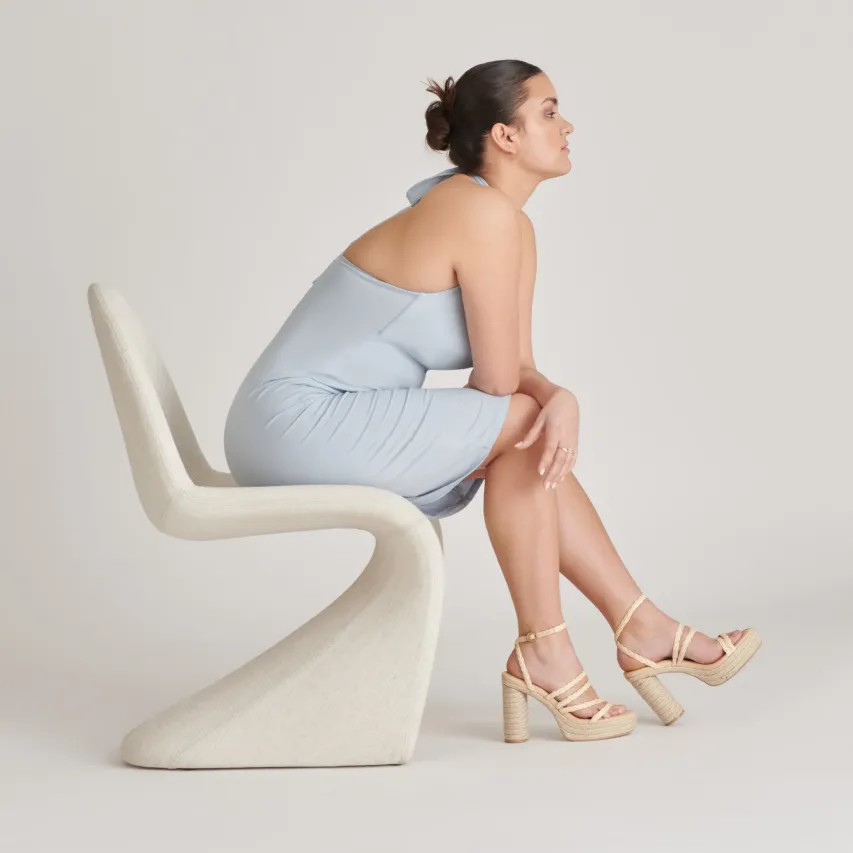 CATINA HEELS LT NATURAL RAFFIA^Dolce Vita Online