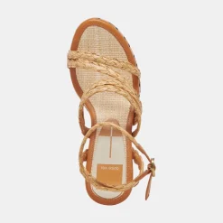 CATINA HEELS TAN RAFFIA^Dolce Vita Discount