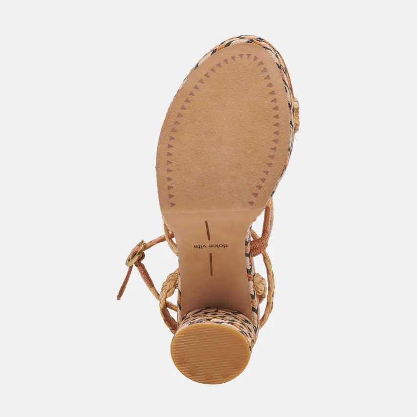 CATINA HEELS TAN RAFFIA^Dolce Vita Discount