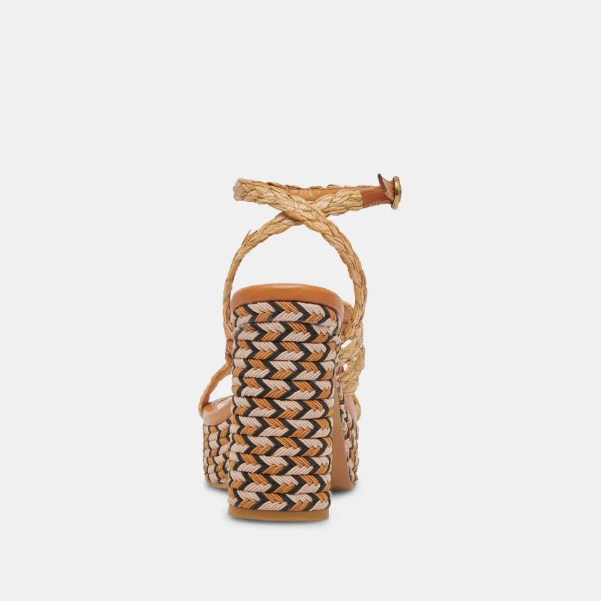 CATINA HEELS TAN RAFFIA^Dolce Vita Discount