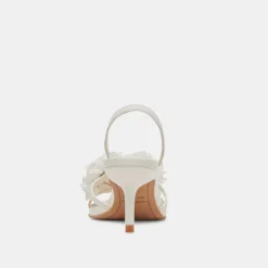 CECILA HEELS WHITE FLORAL EYELET^Dolce Vita Hot
