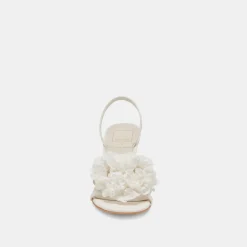 CECILA HEELS WHITE FLORAL EYELET^Dolce Vita Hot