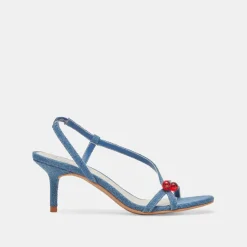 CERISE HEELS BLUE DENIM^Dolce Vita Clearance