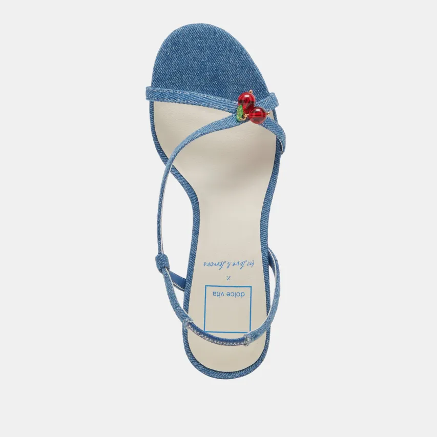 CERISE HEELS BLUE DENIM^Dolce Vita Clearance