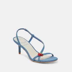 CERISE HEELS BLUE DENIM^Dolce Vita Clearance