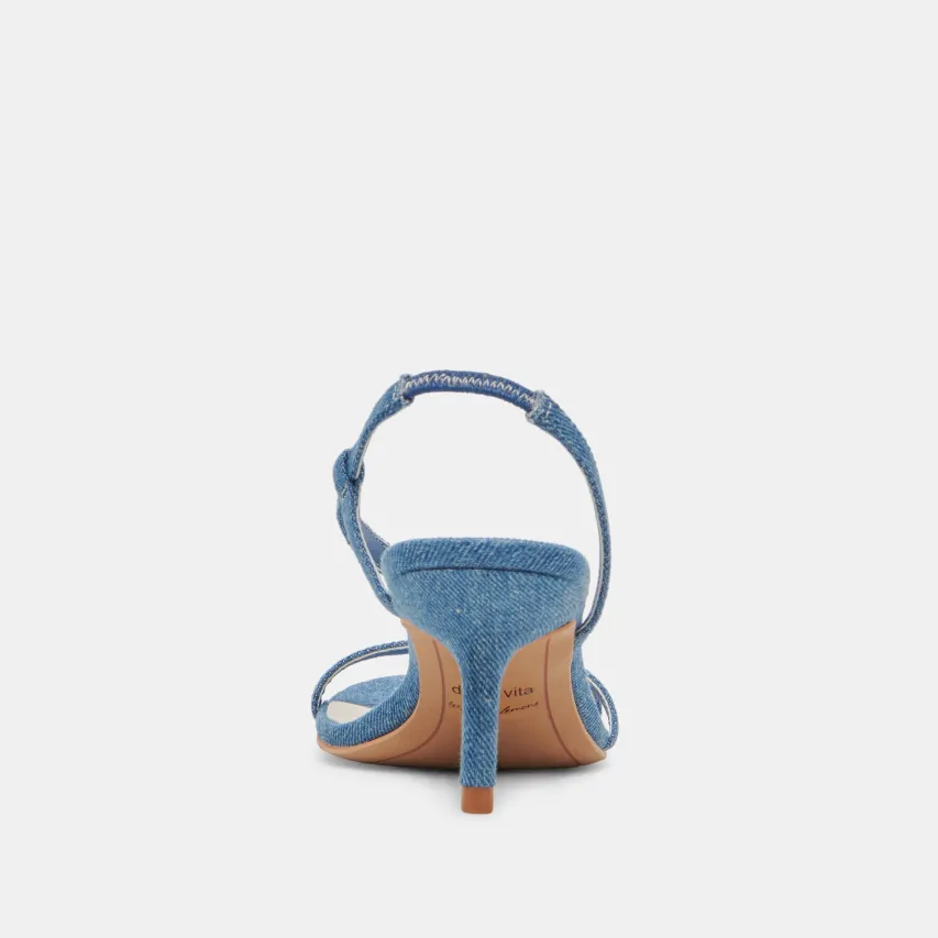 CERISE HEELS BLUE DENIM^Dolce Vita Clearance