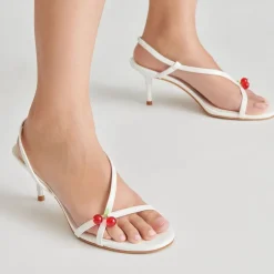 CERISE HEELS WHITE PATENT STELLA^Dolce Vita Hot