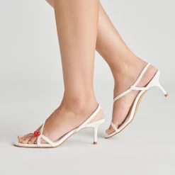 CERISE HEELS WHITE PATENT STELLA^Dolce Vita Hot