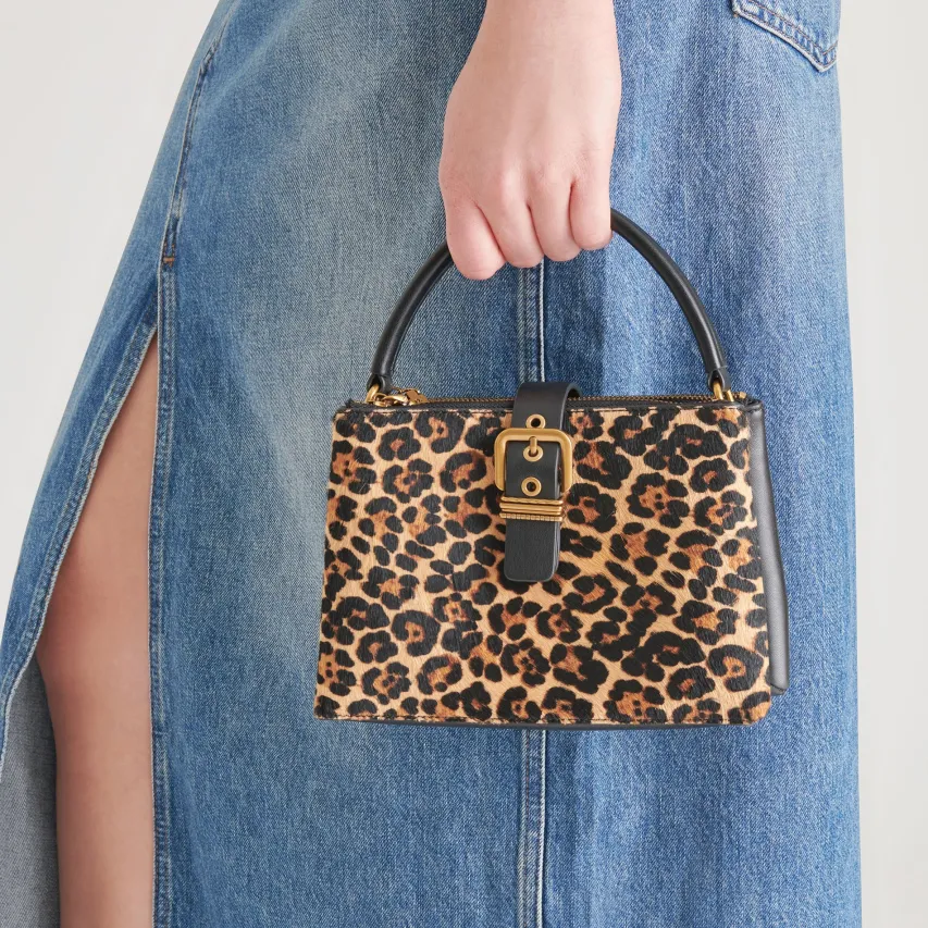 CHARLY CROSSBODY LEOPARD CALF HAIR^Dolce Vita Sale