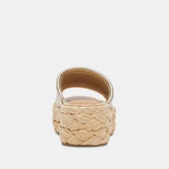 CHAVI SANDALS LIGHT GOLD METALLIC LEATHER^Dolce Vita New