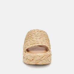 CHAVI SANDALS LT NATURAL RAFFIA^Dolce Vita Hot