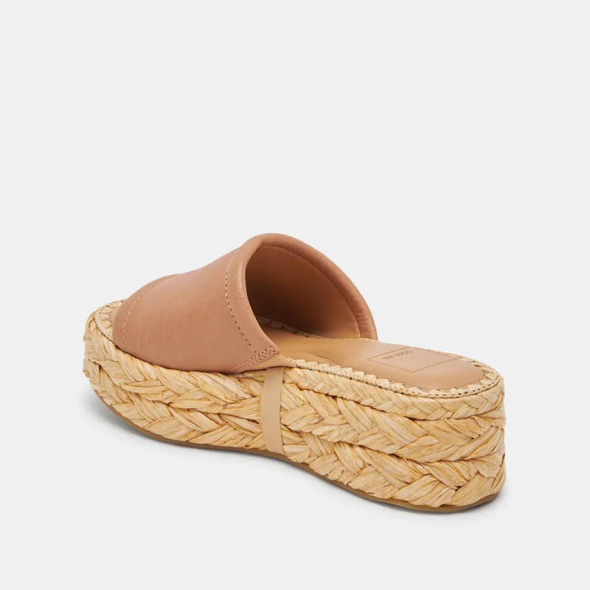 CHAVI WIDE SANDALS HONEY LEATHER^Dolce Vita Clearance