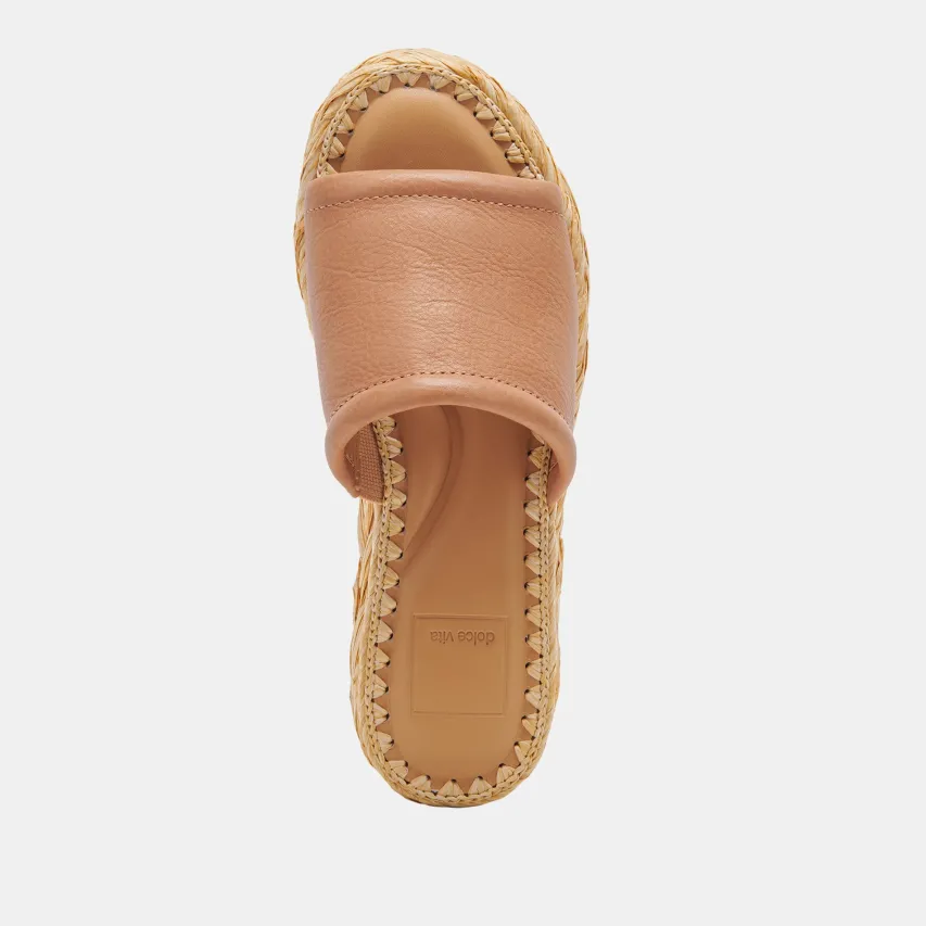 CHAVI WIDE SANDALS HONEY LEATHER^Dolce Vita Clearance