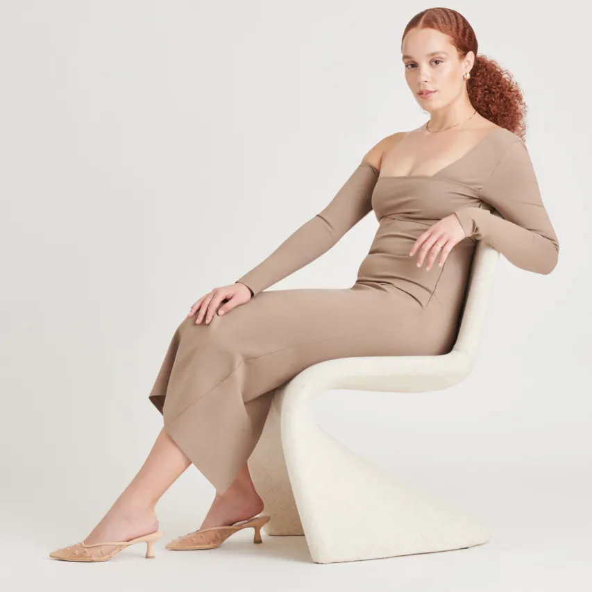 CLARA HEELS FRENCH VANILLA MESH^Dolce Vita New
