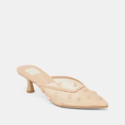 CLARA HEELS FRENCH VANILLA MESH^Dolce Vita New