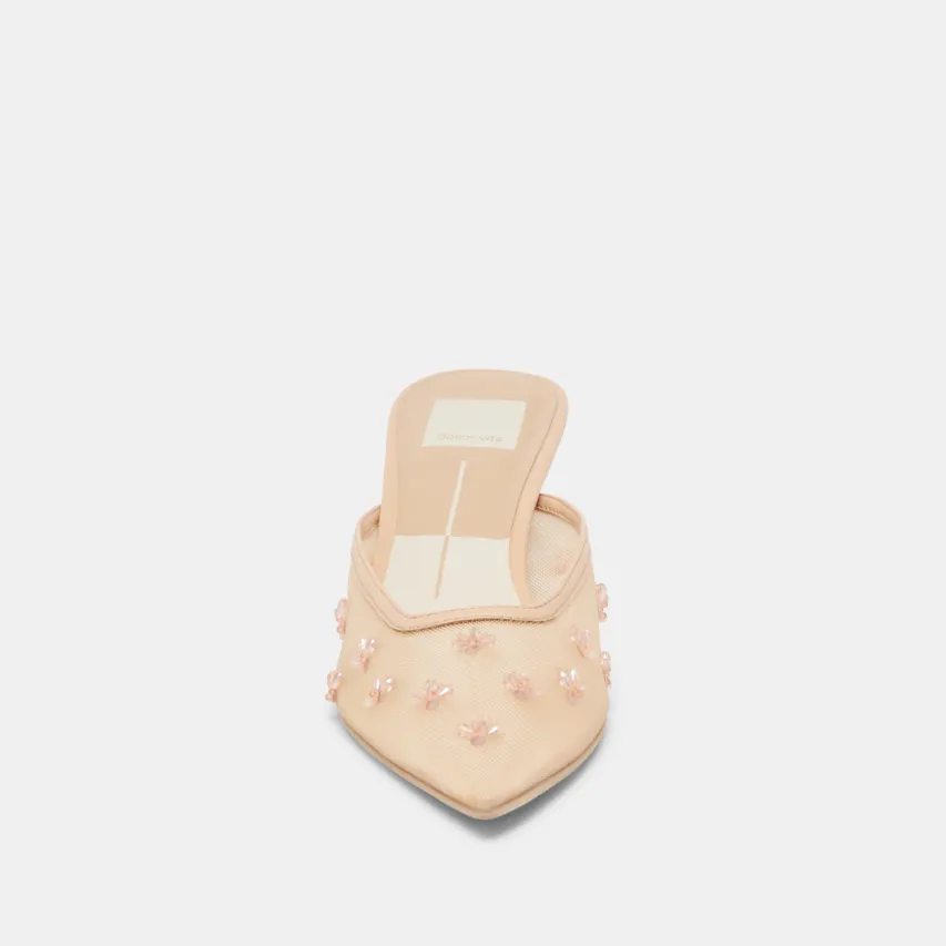CLARA HEELS FRENCH VANILLA MESH^Dolce Vita New