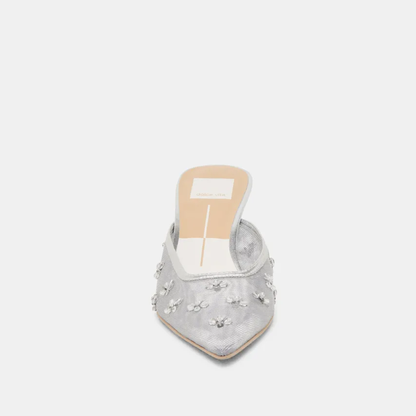CLARA HEELS SILVER MESH^Dolce Vita Online