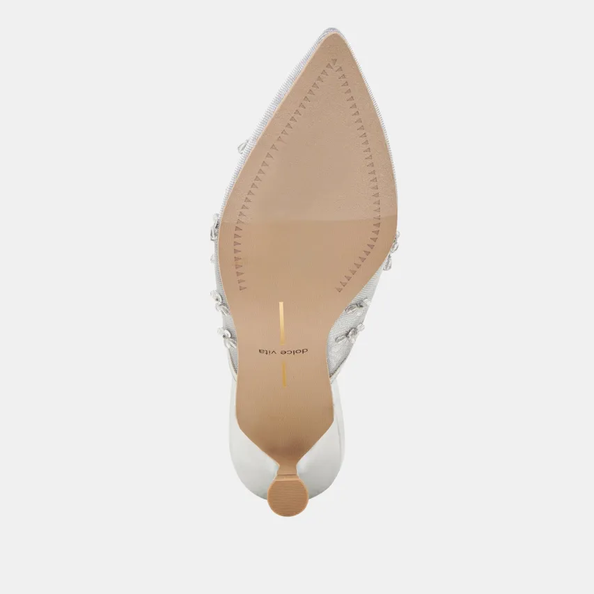 CLARA HEELS SILVER MESH^Dolce Vita Online