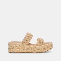 CORLA SANDALS LT NATURAL RAFFIA^Dolce Vita Outlet