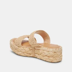 CORLA SANDALS LT NATURAL RAFFIA^Dolce Vita Outlet