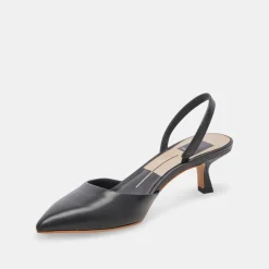 CORSA HEELS BLACK LEATHER^Dolce Vita Discount