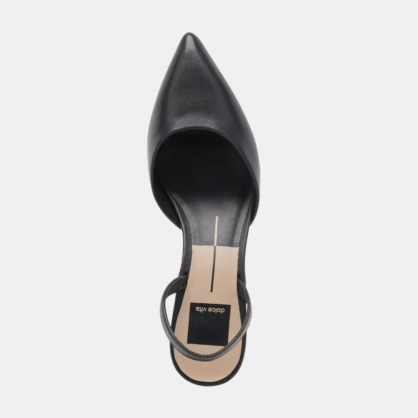 CORSA HEELS BLACK LEATHER^Dolce Vita Discount