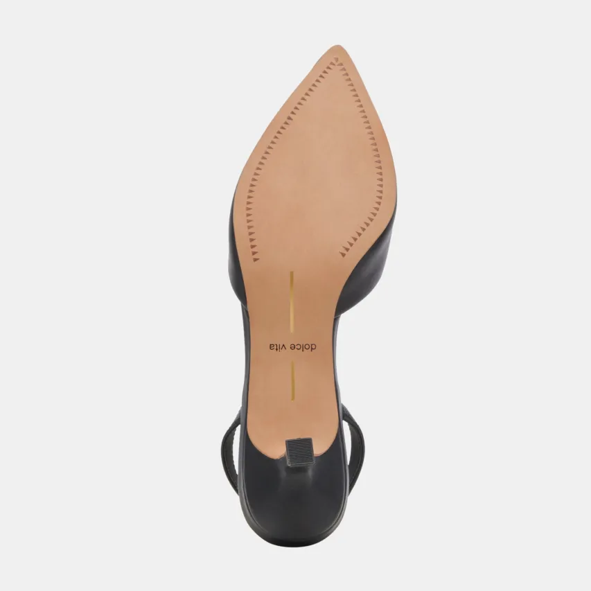 CORSA HEELS BLACK LEATHER^Dolce Vita Discount
