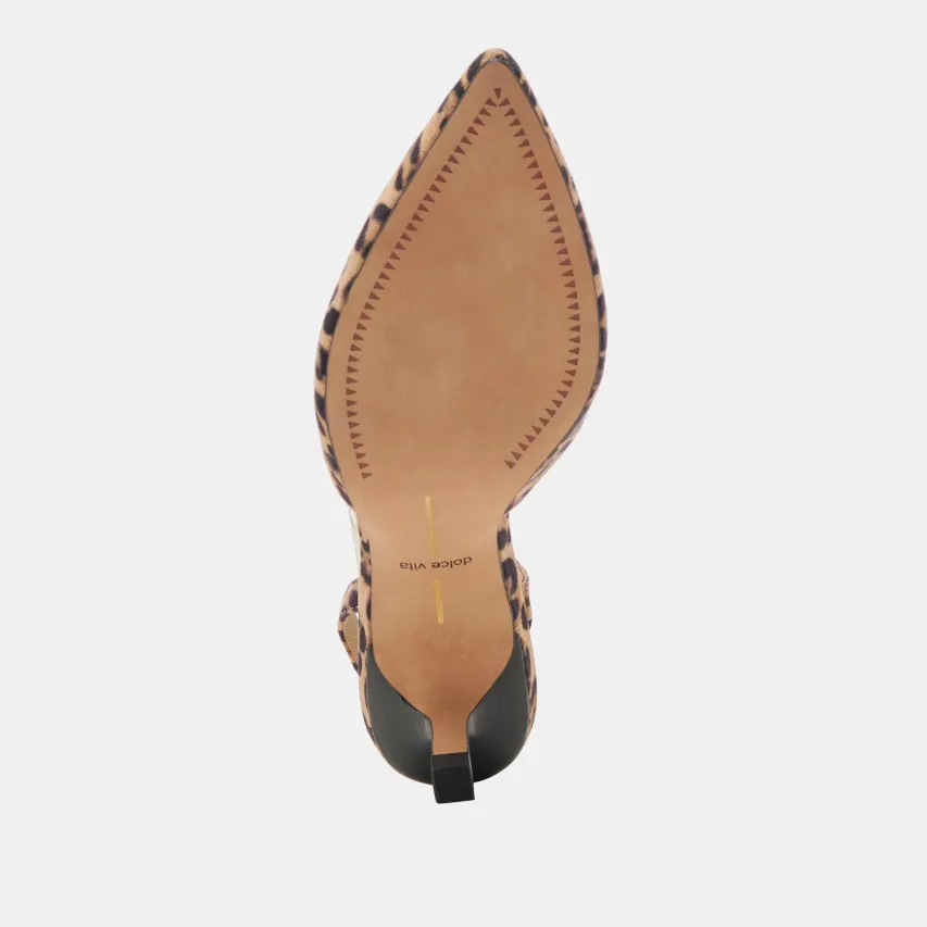 CORSA HEELS DK LEOPARD SUEDE^Dolce Vita Best