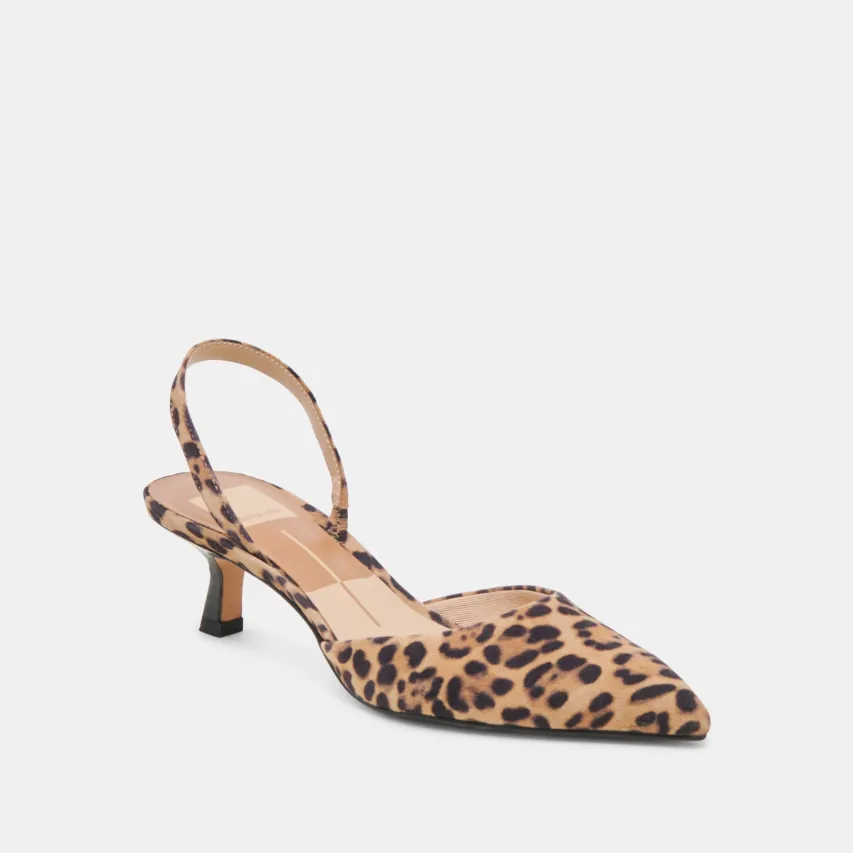 CORSA HEELS DK LEOPARD SUEDE^Dolce Vita Best