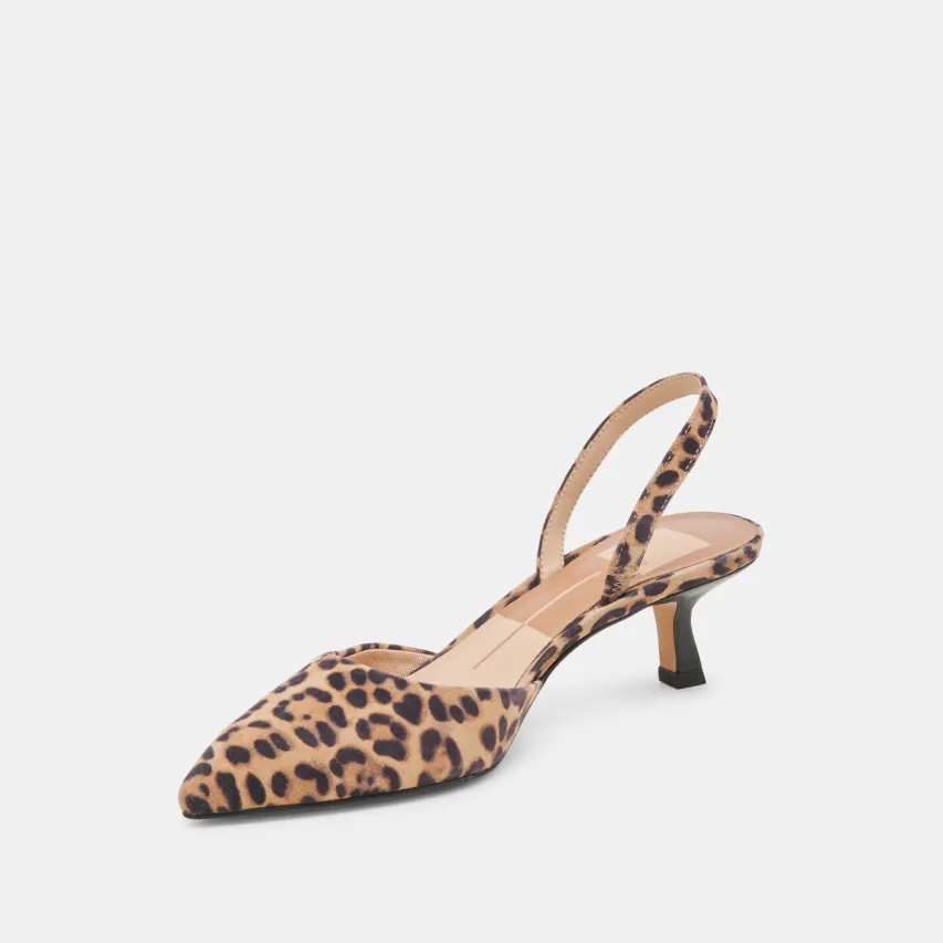CORSA HEELS DK LEOPARD SUEDE^Dolce Vita Best