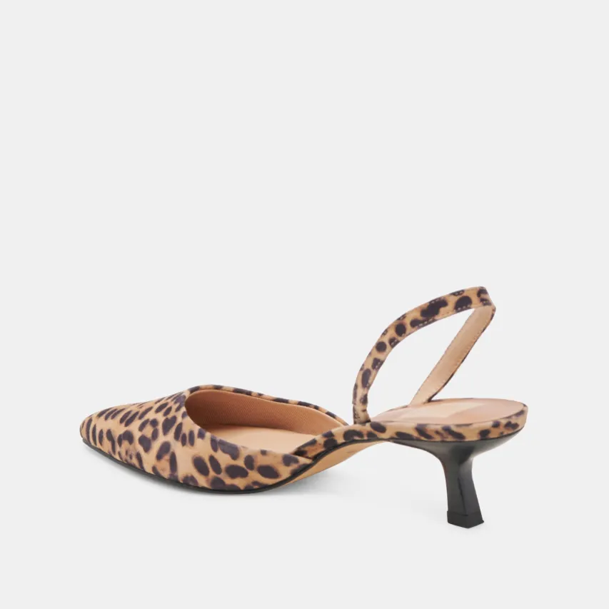 CORSA HEELS DK LEOPARD SUEDE^Dolce Vita Best