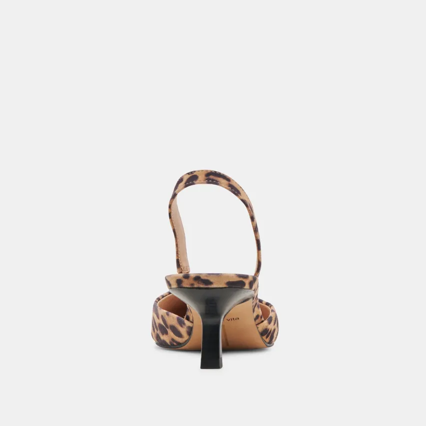 CORSA HEELS DK LEOPARD SUEDE^Dolce Vita Best