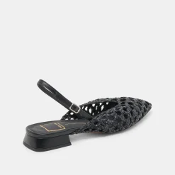 CYNDI FLATS BLACK WOVEN^Dolce Vita Best