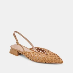CYNDI FLATS NATURAL WOVEN^Dolce Vita Best