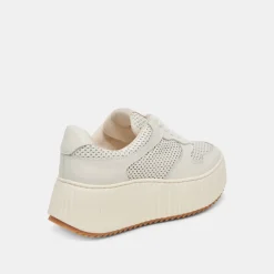 DAISHA SNEAKERS WHITE PERFORATED LEATHER^Dolce Vita Discount